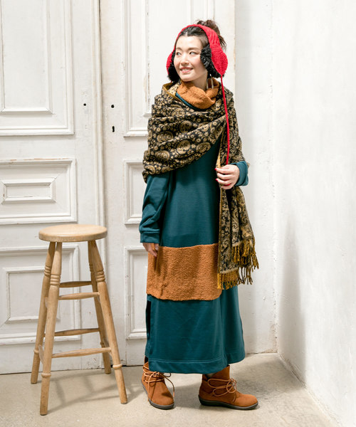 チャイハネ（チャイハネ）の「【チャイハネ】シンプルショートブーツ（ブーツ・レディース・ブラウン/レッド/グリーン/ネイビー/キャメル・MEDIUM/LARGE）」の17枚目の写真