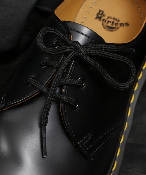 Dr. Martens(ドクターマーチン)の「Dr.Martens / ドクターマーチン 1461 3EYE GIBSON SHOE BLACK SMOOTH スリーアイレット ギブソンシューズ(ドレスシューズ・メンズ・ブラック・UK7/UK8/UK9)」の6枚目の写真