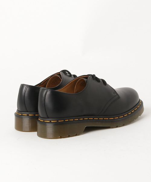 Dr. Martens(ドクターマーチン)の「Dr.Martens / ドクターマーチン 1461 3EYE GIBSON SHOE BLACK SMOOTH スリーアイレット ギブソンシューズ(ドレスシューズ・メンズ・ブラック・UK7/UK8/UK9)」の2枚目の写真