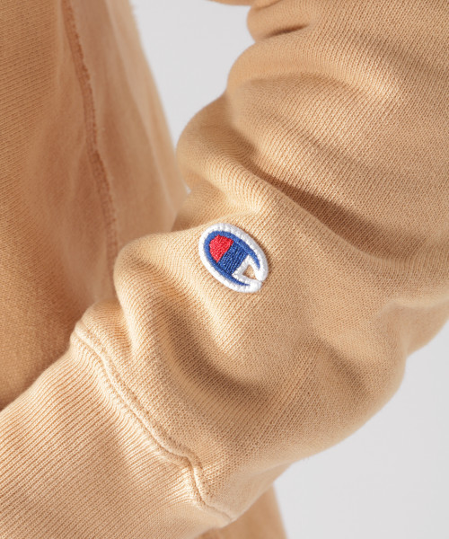 Champion（チャンピオン）の「【Champion(チャンピオン)】リバースウィーブクルーネックスウェットシャツ（スウェット・メンズ・ベージュ/オリーブ/サックスブルー/ピンク・MEDIUM/LARGE）」の13枚目の写真