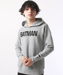 BATMAN パイル起毛 ロゴパーカー