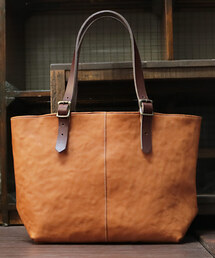 ZARIO-grandee-（ザリオ）の「ソフトシュリンクレザー大容量トートバッグ（トートバッグ）」