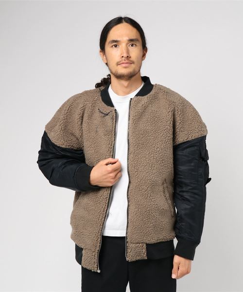 Re:room（リルーム）の「ボアスウィッチングビッグMA-1（MA-1）」 - WEAR