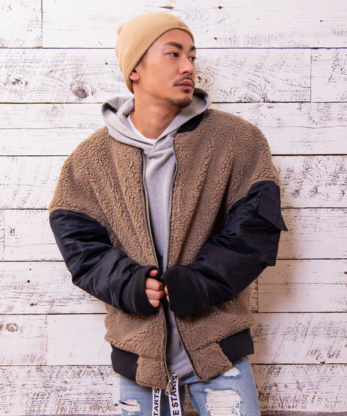 Re:room（リルーム）の「ボアスウィッチングビッグMA-1（MA-1）」 - WEAR