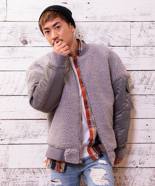 Re:room（リルーム）の「ボアスウィッチングビッグMA-1（MA-1）」 - WEAR