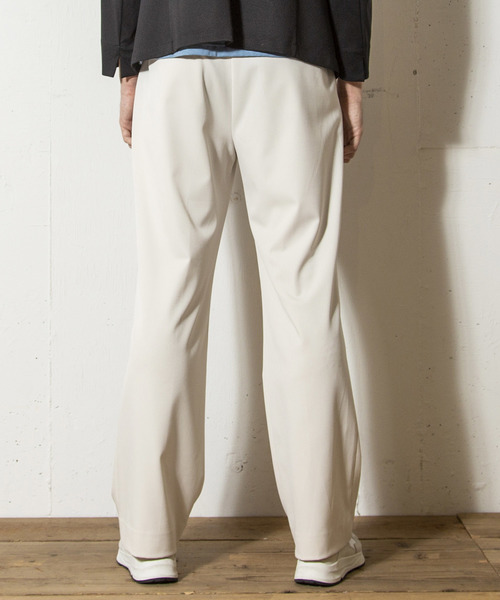 【FACTOTUM】T/Rツイルストレッチルーズタックスラックス FACTOTUM】T/Rツイルストレッチルーズタックスラックス