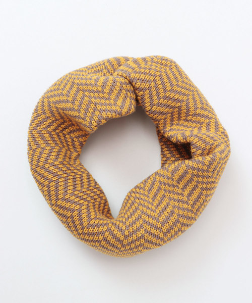 チャイハネ（チャイハネ）の「【チャイハネ】ジオメ柄ニットヘアバンド（ヘアバンド・レディース・ブラック/レッド/イエロー・FREE）」の4枚目の写真