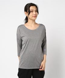 【Champion/チャンピオン】レディース C VAPOR アクティブスタイル 4/5スリーブ【8分袖】Tシャツ