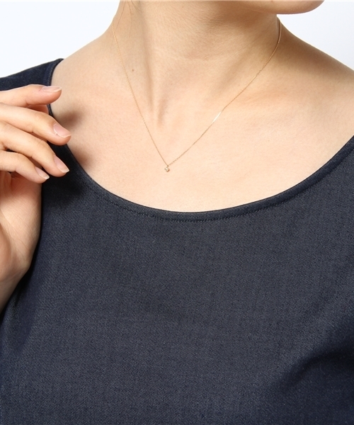 agete FIRST（アガットファースト）の「K18ネックレス（15124116379）（ネックレス・レディース・イエローゴールド・FREE）」の5枚目の写真
