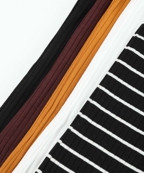 ROPE' PICNIC（ロペピクニック）の「プチハイテレコトップス（Tシャツ/カットソー・レディース・ブラック/ダークブラウン/オフホワイト/オレンジ/ブラック系その他・40/38/36）」の6枚目の写真