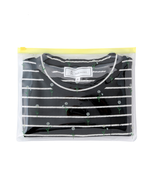 ROPE' PICNIC（ロペピクニック）の「プチハイテレコトップス（Tシャツ/カットソー・レディース・ブラック/ダークブラウン/オフホワイト/オレンジ/ブラック系その他・40/38/36）」の7枚目の写真