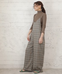 キャミサロペット キャミワンピース オールインワン ロング丈
