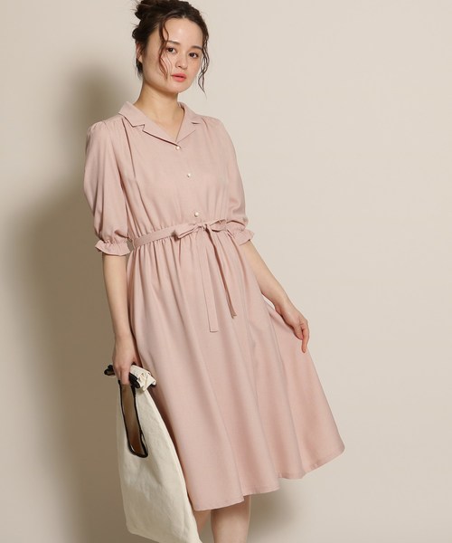 Anatelier アナトリエ の ガルーダツイルベルト付きワンピース ワンピース Wear