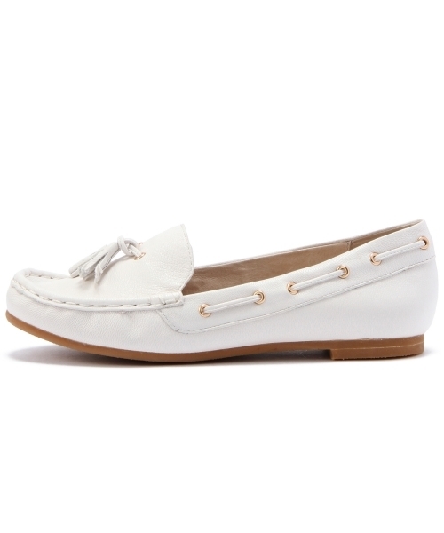 ODETTE E ODILE（オデットエオディール）の「フィージュ/F タッセルモカ SLP10#ж ◆（その他シューズ・レディース・ホワイト/ブラック/オレンジ/ネイビー・36/37/38/35）」の6枚目の写真