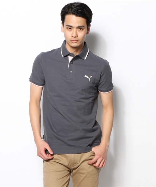 PUMA(プーマ)の「ポロシャツ(ポロシャツ・メンズ・ブラック/グレー/ネイビー・MEDIUM/X-LARGE/SMALL/XX-LARGE/LARGE)」の3枚目の写真