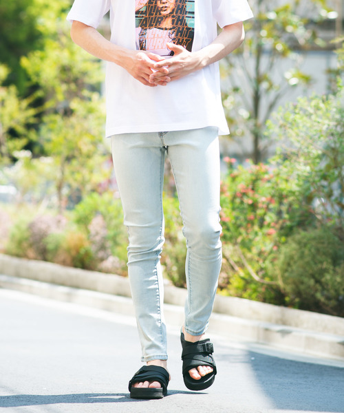 WEGO（ウィゴー）の「WEGO/ストレッチデニムスーパースキニーパンツ（デニムパンツ・メンズ・ライトインディゴブルー/ブルー系その他2・MEDIUM/LARGE）」の5枚目の写真