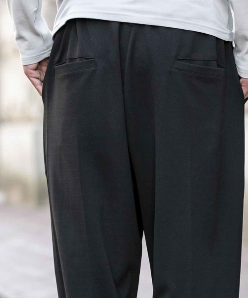 A.S.M（エーエスエム）の「梨地 ジャージ ストレッチ イージー ワイドパンツ（その他パンツ・メンズ・ネイビー/ベージュ/ブラック・48/50/52）」の19枚目の写真