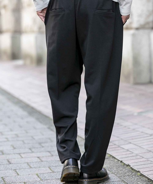 A.S.M（エーエスエム）の「梨地 ジャージ ストレッチ イージー ワイドパンツ（その他パンツ・メンズ・ネイビー/ベージュ/ブラック・48/50/52）」の20枚目の写真