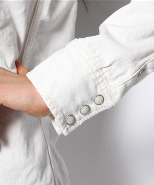 goa（ゴア）の「6OZ ﾎﾜｲﾄﾃﾞﾆﾑｼｬﾂ（シャツ/ブラウス・レディース・ホワイト・FREE）」の8枚目の写真