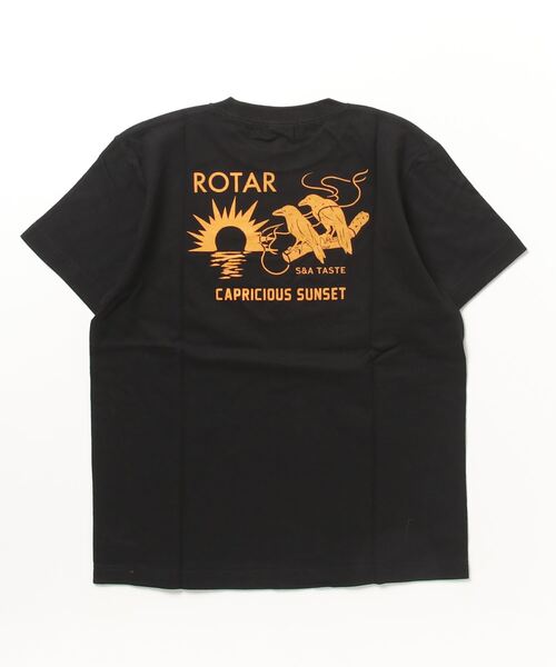 ROTAR（ローター）の「CAPRICIOUS SUNSET Tee バックプリント（Tシャツ/カットソー・メンズ・ホワイト/ブラック/イエロー系その他・LARGE/MEDIUM/SMALL/X-LARGE）」の7枚目の写真