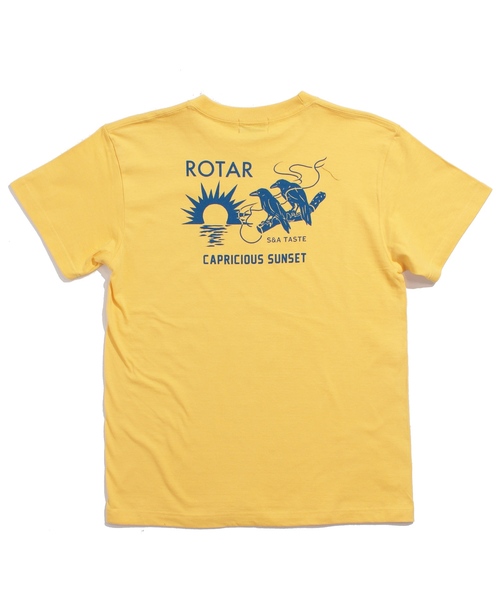 ROTAR（ローター）の「CAPRICIOUS SUNSET Tee バックプリント（Tシャツ/カットソー・メンズ・ホワイト/ブラック/イエロー系その他・LARGE/MEDIUM/SMALL/X-LARGE）」の15枚目の写真