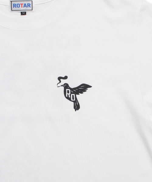 ROTAR（ローター）の「CAPRICIOUS SUNSET Tee バックプリント（Tシャツ/カットソー・メンズ・ホワイト/ブラック/イエロー系その他・LARGE/MEDIUM/SMALL/X-LARGE）」の9枚目の写真