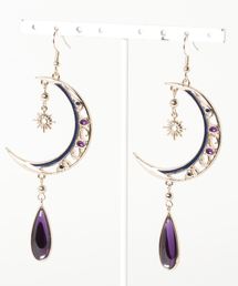 チャイハネ | 【チャイハネ】太陽と三日月ピアス(ピアス(両耳用))