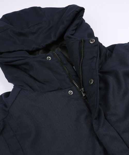 Rocky Monroe(ロッキーモンロー)の「【撥水】オーバーサイズ ウールライクモンスターパーカー(ダウンジャケット/コート・メンズ・カーキ/ブラウン/グレー/ネイビー/ブラック・S/M/L/XL)」の6枚目の写真