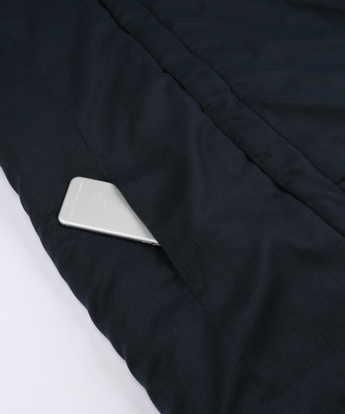 Rocky Monroe(ロッキーモンロー)の「【撥水】オーバーサイズ ウールライクモンスターパーカー(ダウンジャケット/コート・メンズ・カーキ/ブラウン/グレー/ネイビー/ブラック・S/M/L/XL)」の7枚目の写真