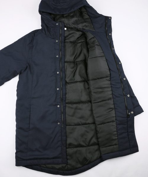 Rocky Monroe(ロッキーモンロー)の「【撥水】オーバーサイズ ウールライクモンスターパーカー(ダウンジャケット/コート・メンズ・カーキ/ブラウン/グレー/ネイビー/ブラック・S/M/L/XL)」の10枚目の写真