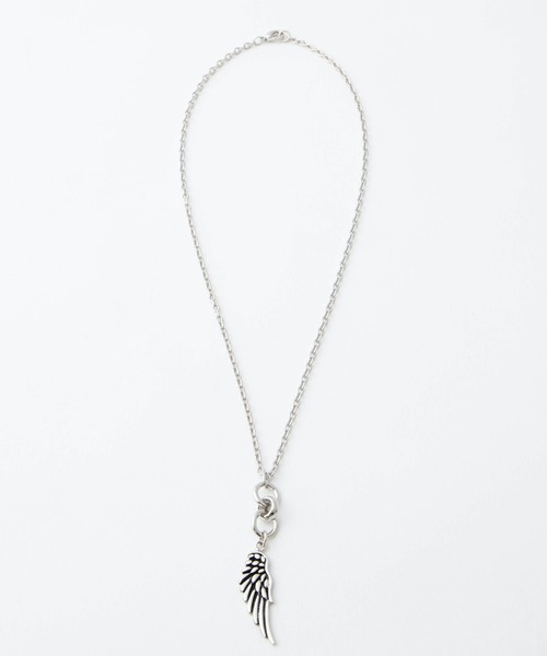 WEGO（ウィゴー）の「WEGO/フェザーモチーフチェーンネックレス（ネックレス・メンズ・シルバー・FREE）」の7枚目の写真