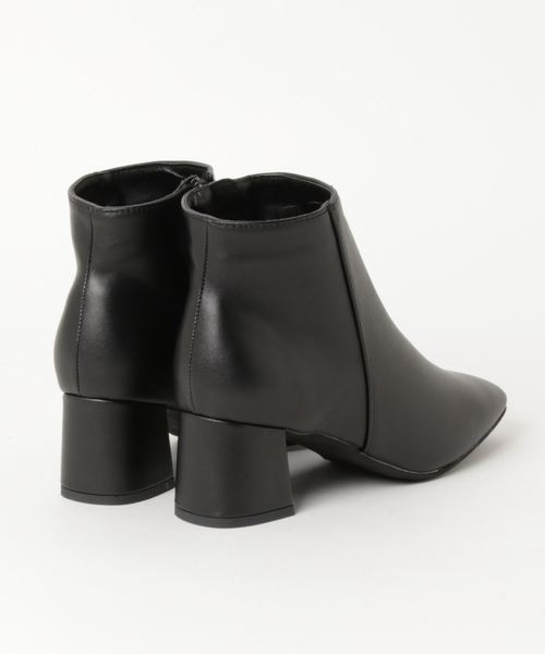 LibertyDoll（リバティードール）の「Libety Doll / 6cm スクエアトゥ サイドジップブーツ(9022)（ブーツ・レディース・ブラック/ダークブラウン/ブラック系その他/アイボリー/シルバー・LL/S/M/L）」の6枚目の写真