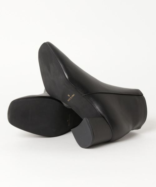 LibertyDoll（リバティードール）の「Libety Doll / 6cm スクエアトゥ サイドジップブーツ(9022)（ブーツ・レディース・ブラック/ダークブラウン/ブラック系その他/アイボリー/シルバー・LL/S/M/L）」の7枚目の写真