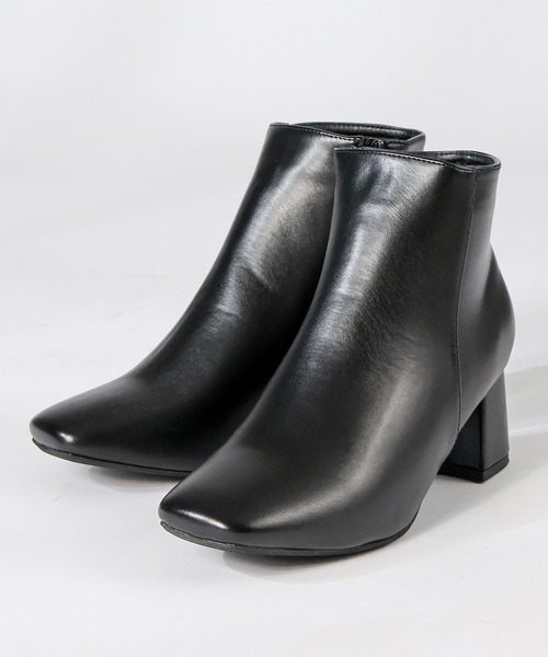 LibertyDoll（リバティードール）の「Libety Doll / 6cm スクエアトゥ サイドジップブーツ(9022)（ブーツ・レディース・ブラック/ダークブラウン/ブラック系その他/アイボリー/シルバー・LL/S/M/L）」の16枚目の写真