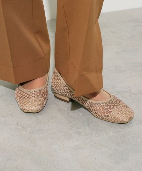 one after another NICE CLAUP（ワンアフターアナザーナイスクラップ）の「アソートバレエシューズ（バレエシューズ・レディース・グレー/アイボリー/モカ・SMALL/MEDIUM/LARGE）」の3枚目の写真