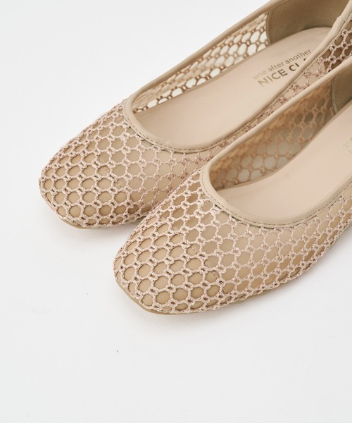 one after another NICE CLAUP（ワンアフターアナザーナイスクラップ）の「アソートバレエシューズ（バレエシューズ・レディース・グレー/アイボリー/モカ・SMALL/MEDIUM/LARGE）」の4枚目の写真