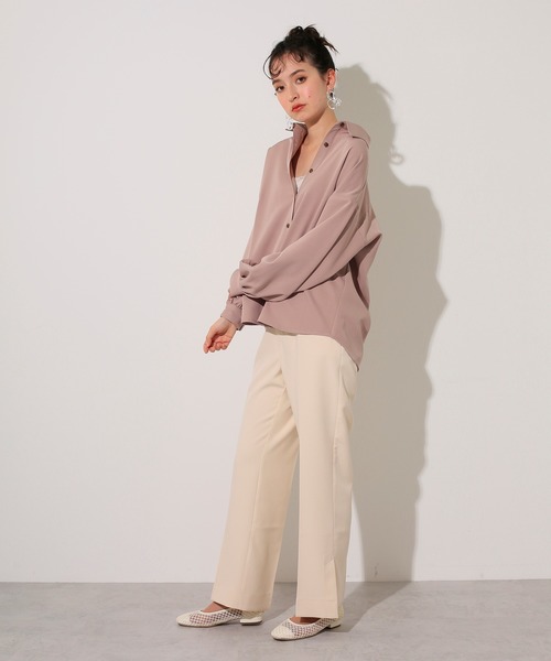 one after another NICE CLAUP（ワンアフターアナザーナイスクラップ）の「アソートバレエシューズ（バレエシューズ・レディース・グレー/アイボリー/モカ・SMALL/MEDIUM/LARGE）」の10枚目の写真