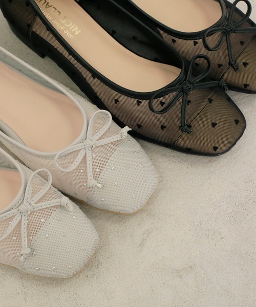 one after another NICE CLAUP（ワンアフターアナザーナイスクラップ）の「アソートバレエシューズ（バレエシューズ・レディース・グレー/アイボリー/モカ・SMALL/MEDIUM/LARGE）」の17枚目の写真
