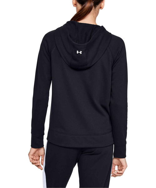 UNDER ARMOUR（アンダーアーマー）の「UAライバルテリー フルジップフーディー(トレーニング/WOMEN)（パーカー・レディース・ブラック/オフホワイト/グレー/スモークピンク・SM/MD/XL/LG）」の19枚目の写真