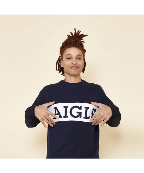 AIGLE（エーグル）の「【PRE-COLLECTION】キロ スウェット（スウェット・メンズ・ダークネイビー/レッド・M/L）」の13枚目の写真