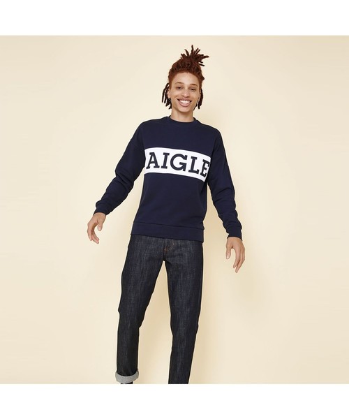 AIGLE（エーグル）の「【PRE-COLLECTION】キロ スウェット（スウェット・メンズ・ダークネイビー/レッド・M/L）」の10枚目の写真