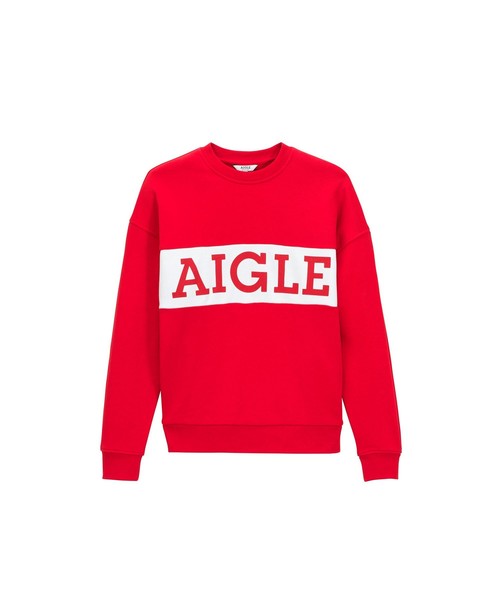 AIGLE（エーグル）の「【PRE-COLLECTION】キロ スウェット（スウェット・メンズ・ダークネイビー/レッド・M/L）」の3枚目の写真