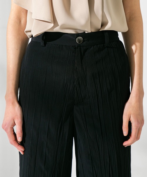 UNITED TOKYO（ユナイテッドトウキョウ）の「ワッシャースリットパンツ（その他パンツ・レディース・ベージュ/ブラック・0）」の19枚目の写真