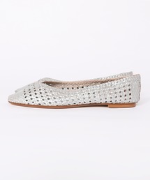 新品　FABIO RUSCONI スクエアトゥ メッシュパンプス FABIO RUSCONI - メッシュレザースクエアーパンプス（CORFU