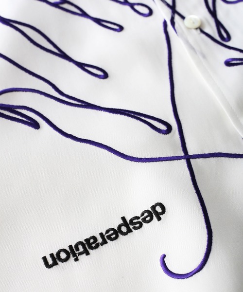 SHAREEF（シャリーフ）の「"HAND" S/S BIG SHIRTS（シャツ/ブラウス・メンズ・ネイビー/ブラック/ホワイト・1/2/3）」の6枚目の写真