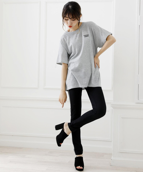 Bifrost(ビフレスト)の「ワンポイントロゴTシャツ(Tシャツ/カットソー・レディース・ホワイト・FREE)」の6枚目の写真