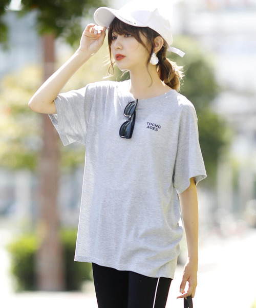 Bifrost(ビフレスト)の「ワンポイントロゴTシャツ(Tシャツ/カットソー・レディース・ホワイト・FREE)」の19枚目の写真