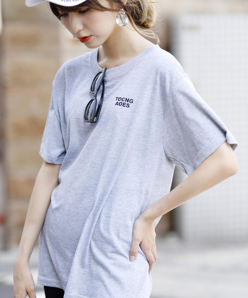 Bifrost(ビフレスト)の「ワンポイントロゴTシャツ(Tシャツ/カットソー・レディース・ホワイト・FREE)」の21枚目の写真