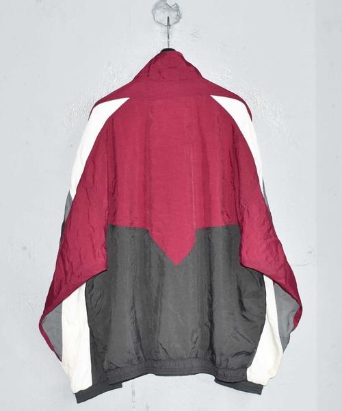 NIKE（ナイキ）の「【ヴィンテージ古着】90's NIKE/ナイキ フルジップ ナイロンジャケット（ナイロンジャケット・メンズ・バーガンディー・LARGE）」の3枚目の写真