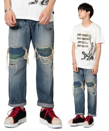 glamb | Vincent crushed denim / ヴィンセントクラッシュデニム(デニムパンツ)